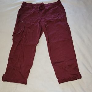 Capri length cargo pants